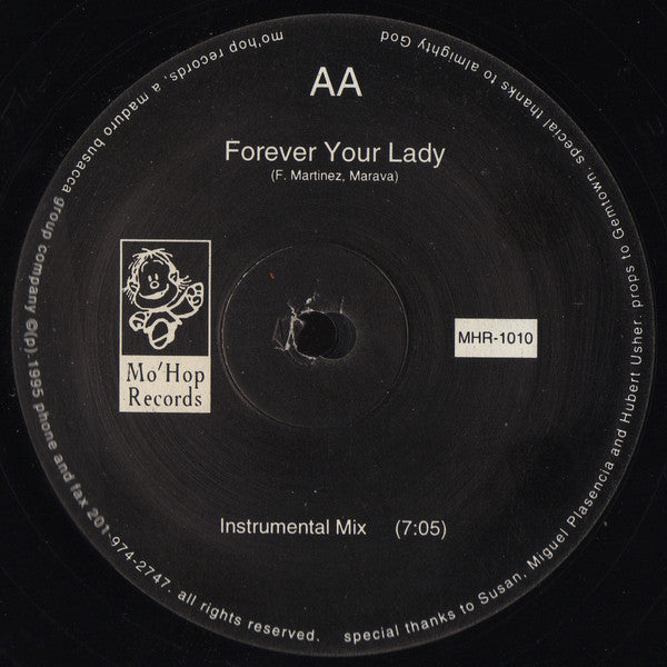Tri-Rhythmik Productions Presents Marava : Forever Your Lady (12")