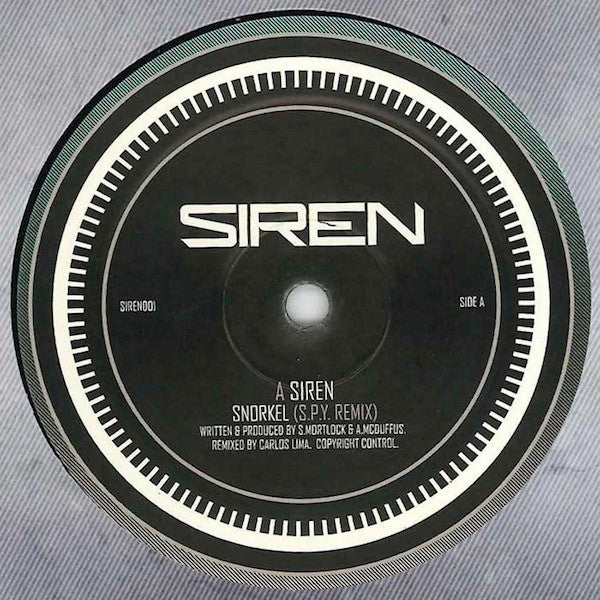 Siren (21) / Vicious Circle (3) : Snorkel (S.P.Y. Remix) / Solitude (12")