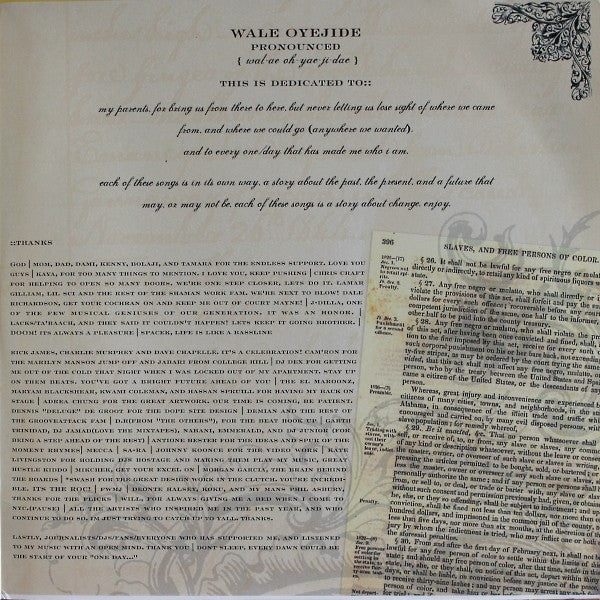 Wale Oyejide : One Day... Everything Changed (2xLP, Album)