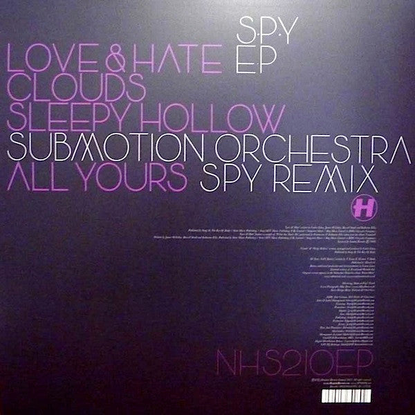 S.P.Y. : Love & Hate EP (2x12", EP)