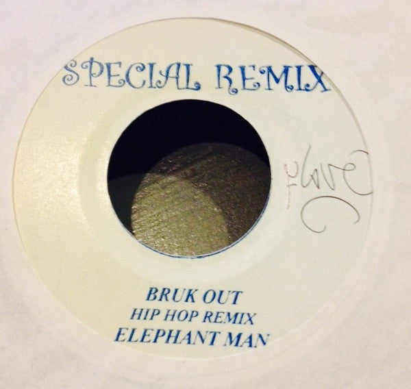 Elephant Man : Bruk Out (7", Unofficial)