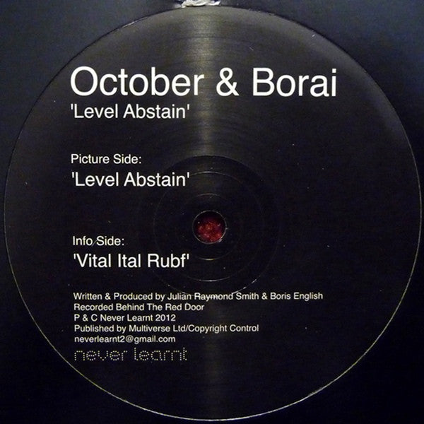 October & Borai : Level Abstain (12")