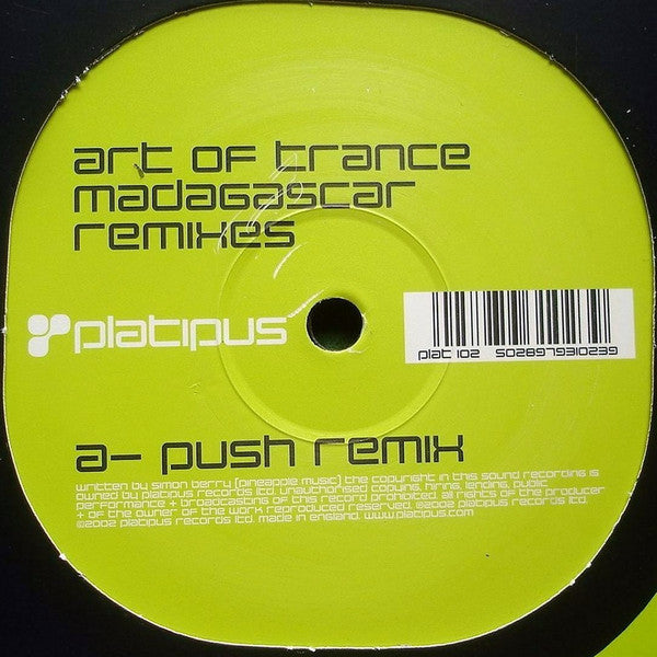 Art Of Trance : Madagascar (Remixes) (Part One) (12")