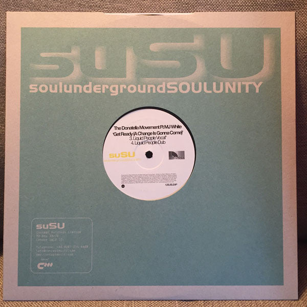 Donatella Movement Ft. MJ White : Get Ready (A Change Is Gonna Come) (12")