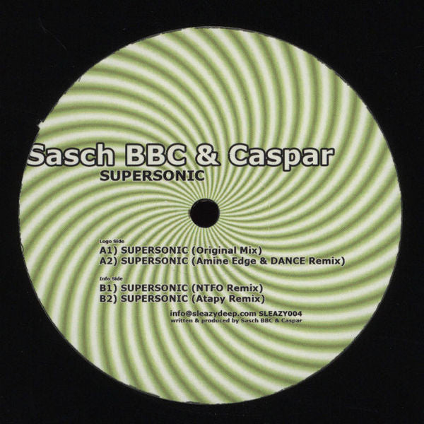 Sasch BBC & Caspar (4) : Supersonic (12")