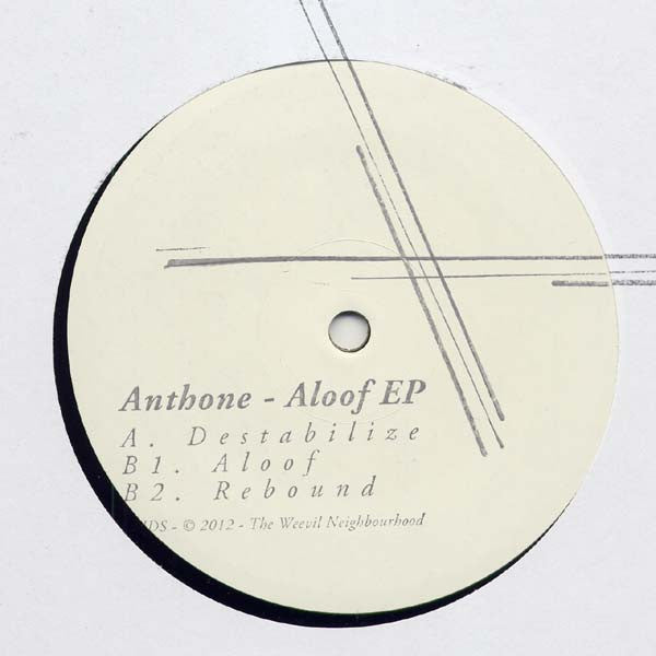 Anthone : Aloof EP (12", EP, Ltd, Num)