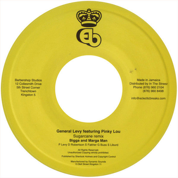 General Levy : Sugarcane (Remix) (7")