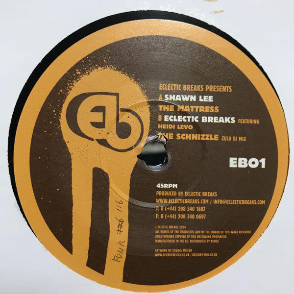 Shawn Lee / Eclectic Breaks : Eclectic Breaks Presents (7")
