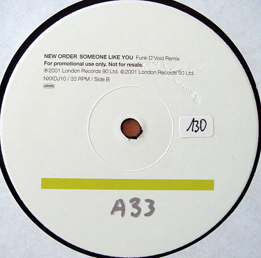 New Order : Someone Like You (12", MP, Promo)