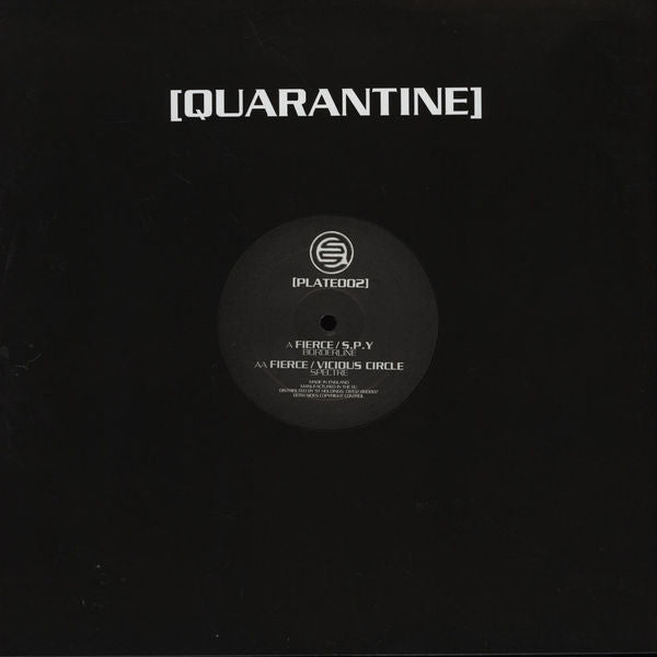 Fierce / S.P.Y* / Fierce / Vicious Circle : Borderline / Spectre (12")