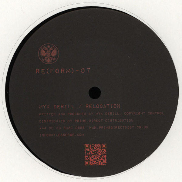 Myk Derill : Relocation (12")