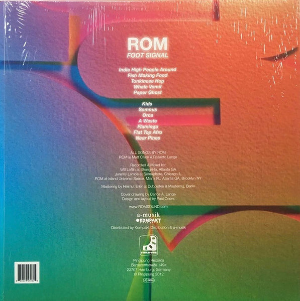 ROM (2) : Foot Signal (LP, Album, RE, 180)