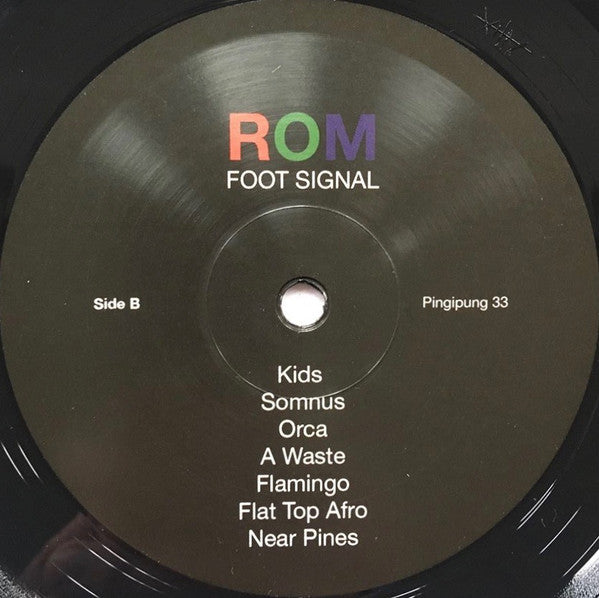 ROM (2) : Foot Signal (LP, Album, RE, 180)