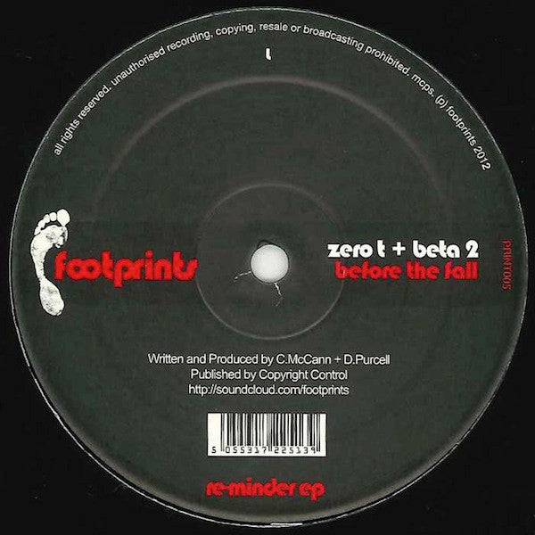 Beta 2 & Zero Tolerance : Chestplate / Before The Fall (12")