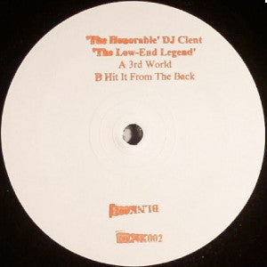 DJ Clent : 3rd World / Hit It From The Back (12", W/Lbl)
