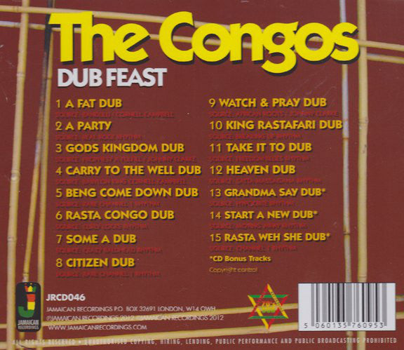 The Congos : Dub Feast (CD)