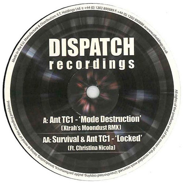 Survival (3) & TC1 : Mode Destruction (Xtrah's Moondust RMX) / Locked (12")