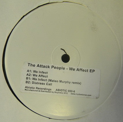 The Attack People : We Affect (12", W/Lbl)