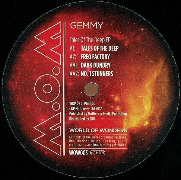 Gemmy (2) : Tales Of The Deep EP (12", EP)
