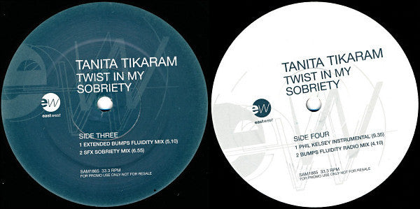 Tanita Tikaram : Twist In My Sobriety (2x12", Promo)