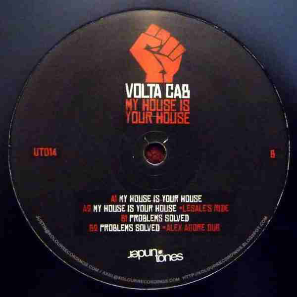 Volta Cab : My House Is Your House (12")