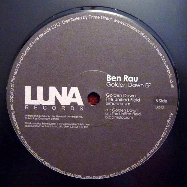 Ben Rau : Golden Dawn Ep (12", EP)