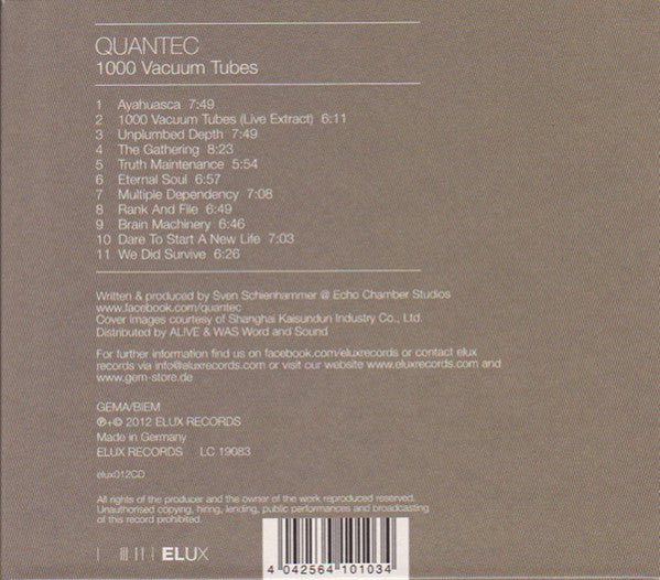 Quantec : 1000 Vacuum Tubes (CD, Album)