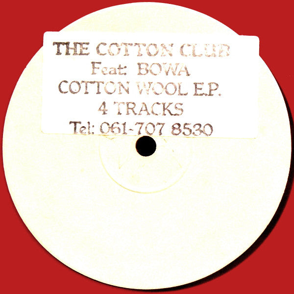 Cotton Club Feat: Bowa : Cotton Wool E.P. (12", EP, W/Lbl, Red)