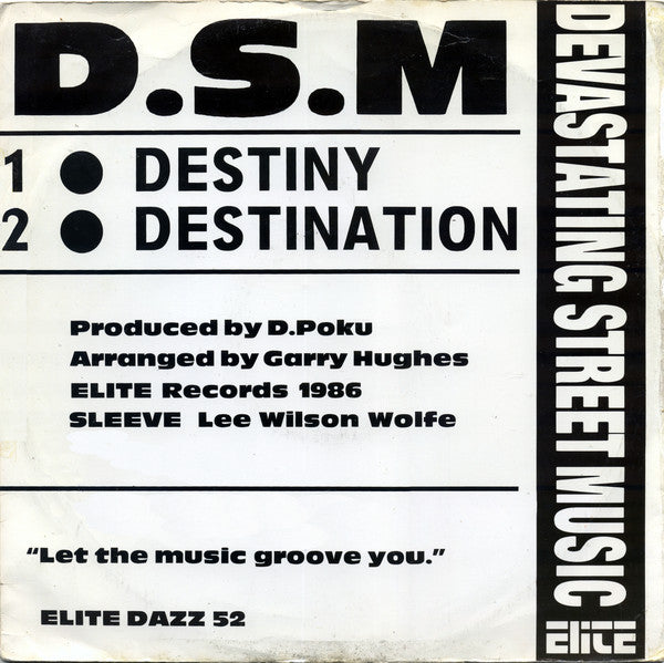 D.S.M.* : Destiny (12")