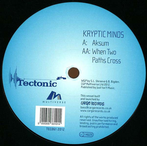 Kryptic Minds : Askum / When Two Paths Cross (12")