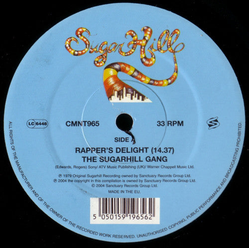 Sugarhill Gang : Rapper's Delight (12", Single, RE)