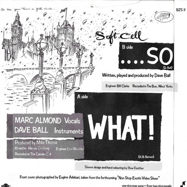 Soft Cell : What! (7", Single, Pap)