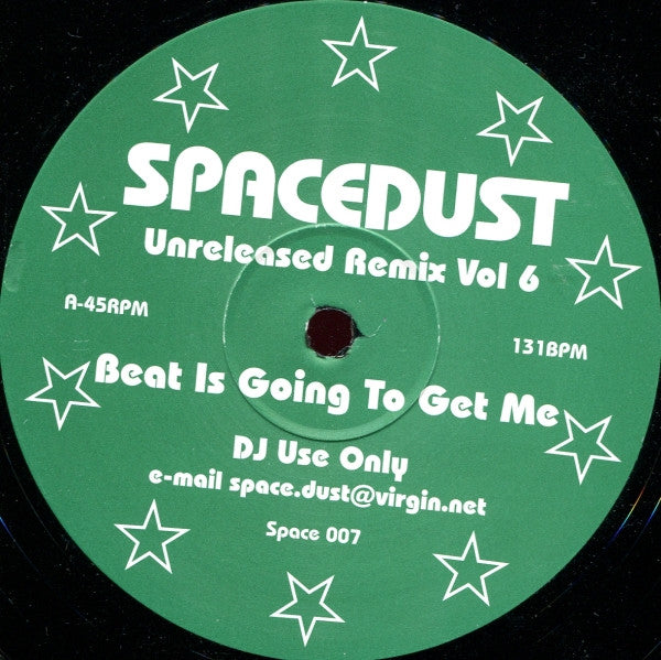 Spacedust : Unreleased Remix Vol. 6 (12", S/Sided)