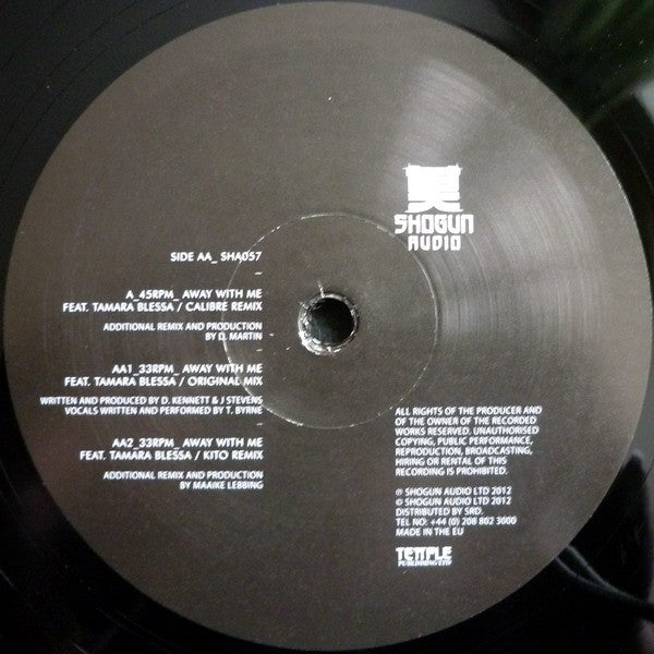 Spectrasoul Feat. Tamara Blessa : Away With Me (12")