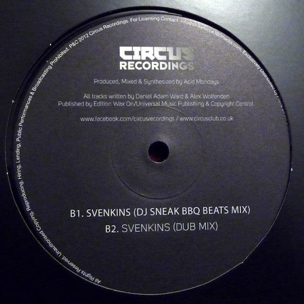 Acid Mondays : Svenkins EP (12", EP)