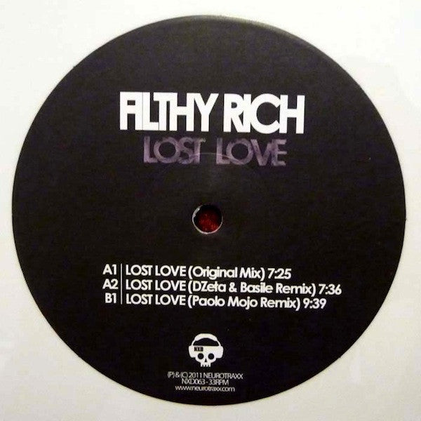 Filthy Rich (6) : Love Lost (12", Whi)