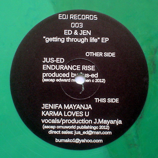 Ed & Jen : Getting Through Life EP (12", EP, Gre)