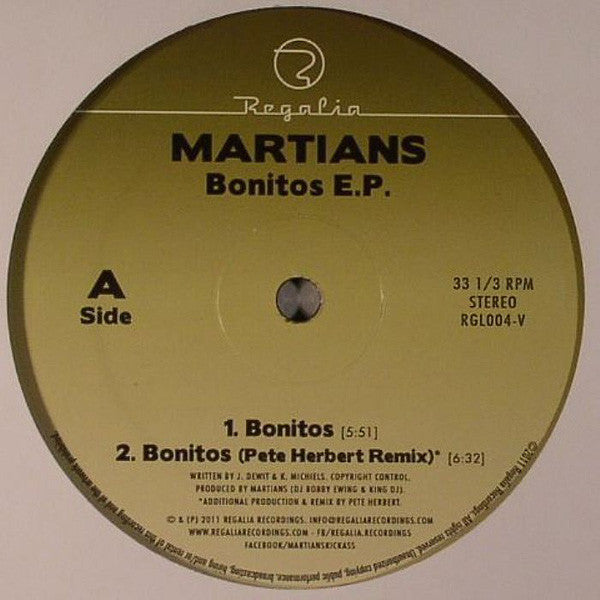 Martians : Bonitos E.P. (12", EP)