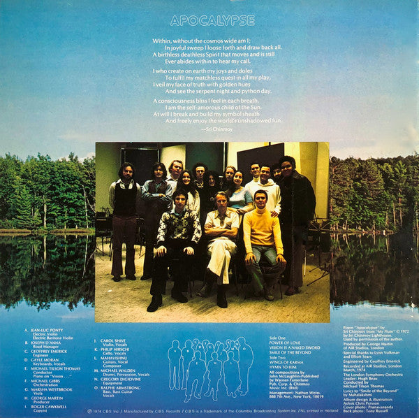 Mahavishnu Orchestra With The London Symphony Orchestra, Michael Tilson Thomas : Apocalypse (LP, Album)