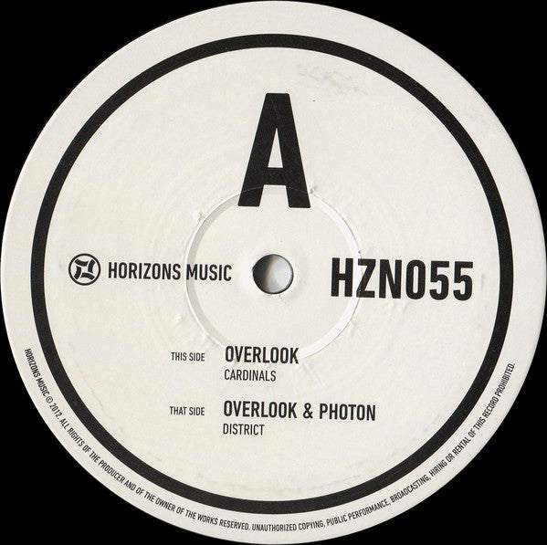 Overlook (2) & Photon (8) : Cardinals / District (12")