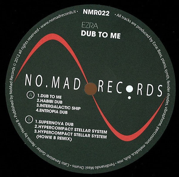 Ezra (4) : Dub To Me (12")