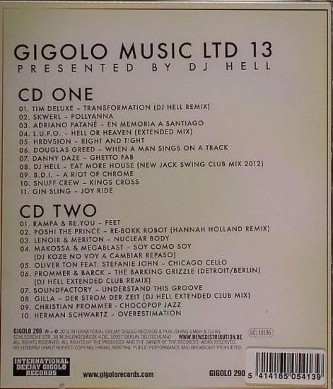 Hell : Gigolo Music LTD 13 (2xCD, Comp)