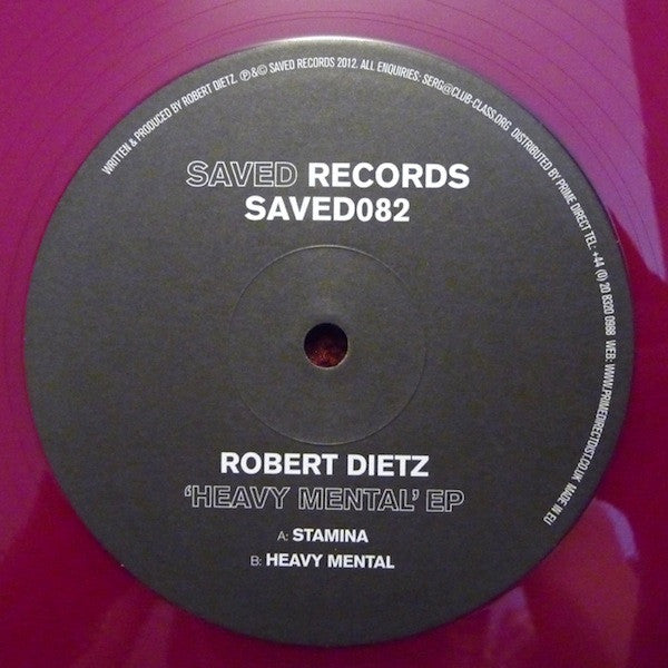 Robert Dietz : Heavy Mental EP (12", EP, Pur)
