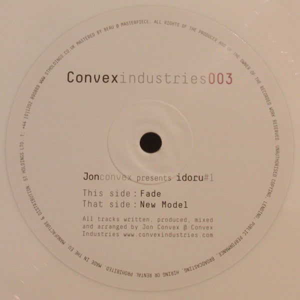 Jon Convex : Idoru #1 (2x10", EP, Whi)