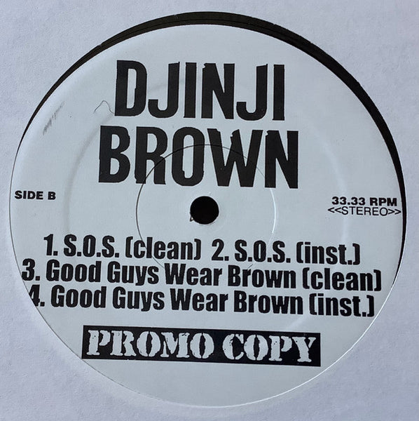 Djinji Brown : S.O.S. (12", Promo)