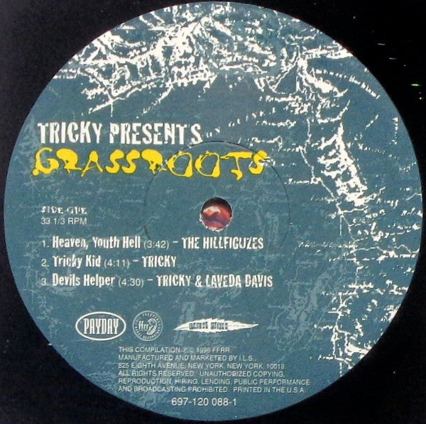 Tricky : Tricky Presents Grassroots (12", EP, Comp)