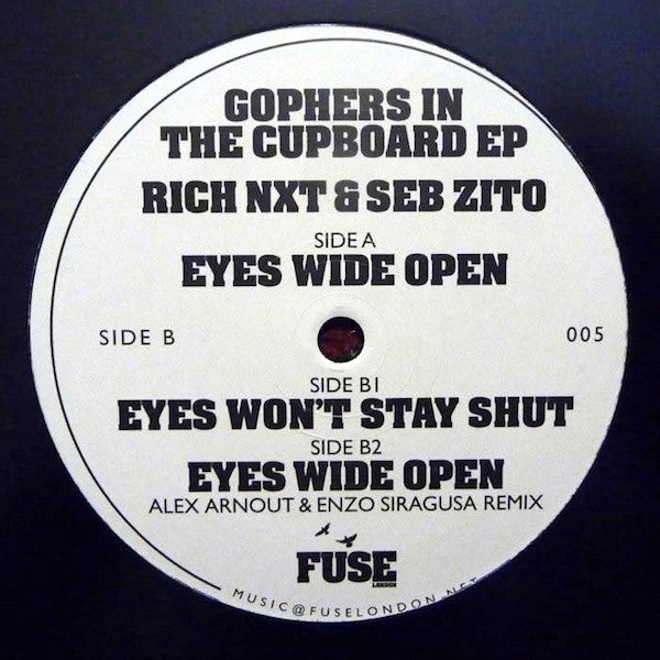 Rich NxT & Seb Zito : Gophers In The Cupboard EP (12", EP)