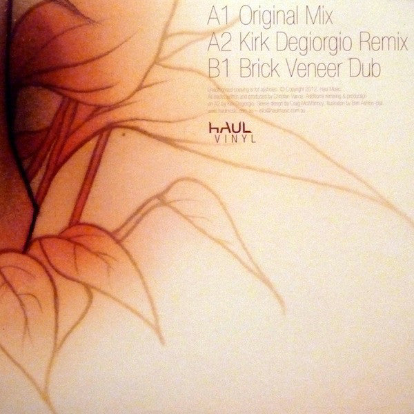 Christian Vance : Step 3000 (inc. Kirk Degiorgio remix) (12")