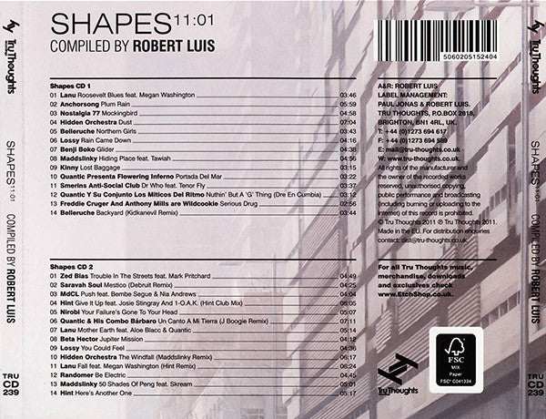 Robert Luis : Shapes 11:01 (2xCD, Comp)