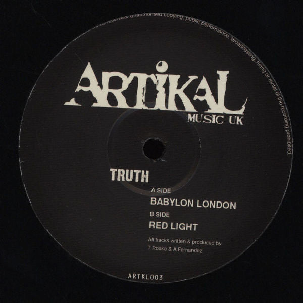 Truth (18) : Babylon London (12")